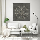 Rosette III Gray by Portfolio on GIANT ART - grey contemporary