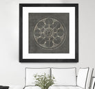 Rosette III Gray by Portfolio on GIANT ART - grey contemporary