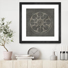 Rosette III Gray by Portfolio on GIANT ART - grey contemporary
