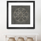 Rosette III Gray by Portfolio on GIANT ART - grey contemporary