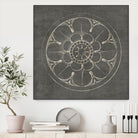 Rosette III Gray by Portfolio on GIANT ART - grey contemporary