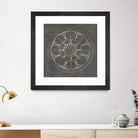 Rosette III Gray by Portfolio on GIANT ART - grey contemporary