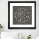 Rosette III Gray by Portfolio on GIANT ART - grey contemporary