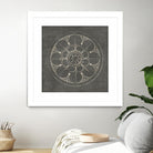 Rosette III Gray by Portfolio on GIANT ART - grey contemporary
