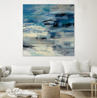 Indigo Wave by Silvia Vassileva on GIANT ART - black abstract