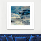 Indigo Wave by Silvia Vassileva on GIANT ART - black abstract