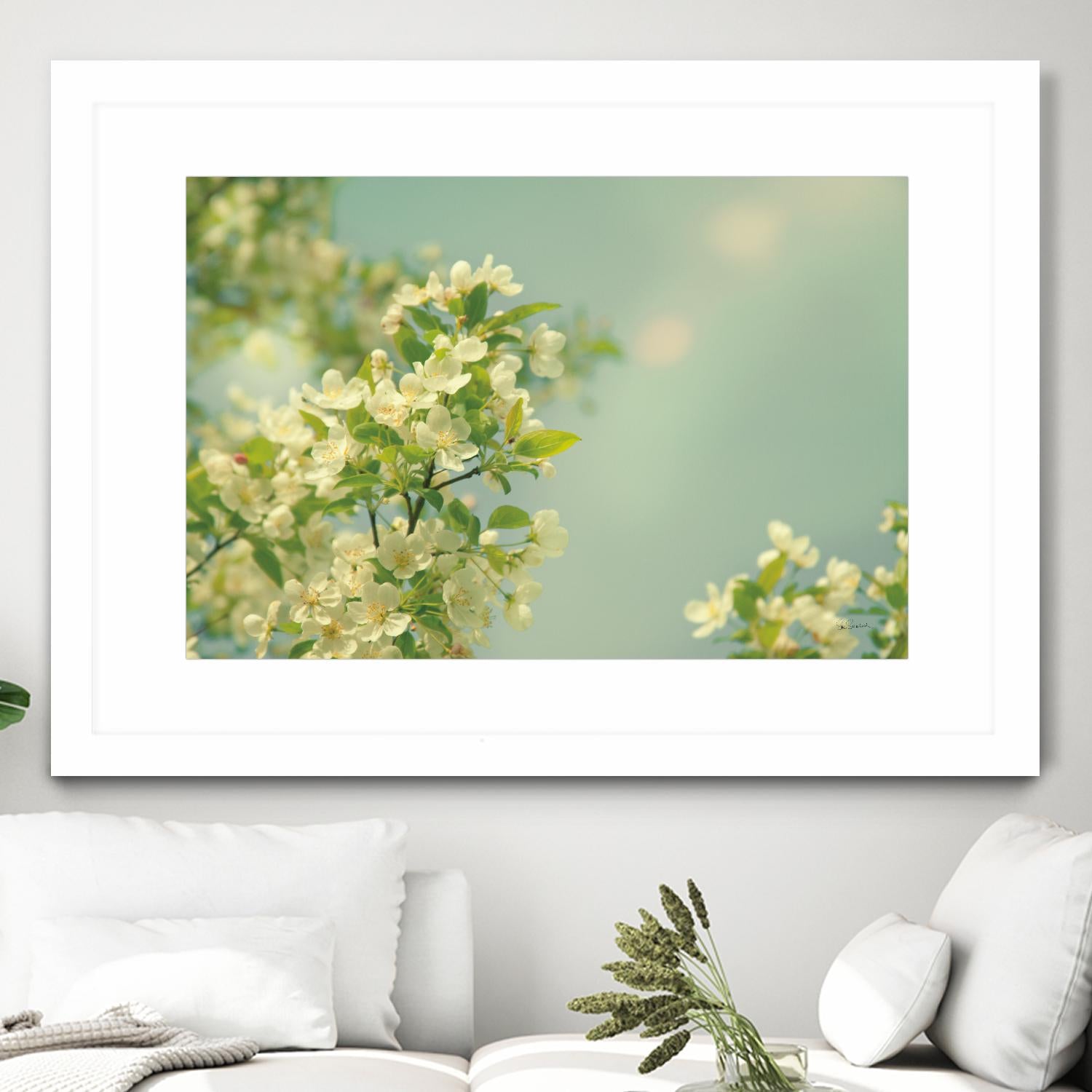 Spring Beauty I by Sue Schlabach on GIANT ART - white floral