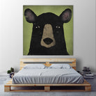 The Black Bear by Ryan Fowler on GIANT ART - green animals