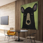 The Black Bear by Ryan Fowler on GIANT ART - green animals