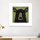 The Black Bear by Ryan Fowler on GIANT ART - green animals