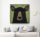 The Black Bear by Ryan Fowler on GIANT ART - green animals