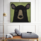 The Black Bear by Ryan Fowler on GIANT ART - green animals