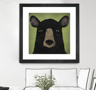 The Black Bear by Ryan Fowler on GIANT ART - green animals