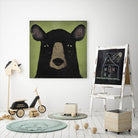 The Black Bear by Ryan Fowler on GIANT ART - green animals