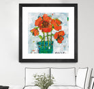 POP Original by Kellie Day on GIANT ART - turquoise floral