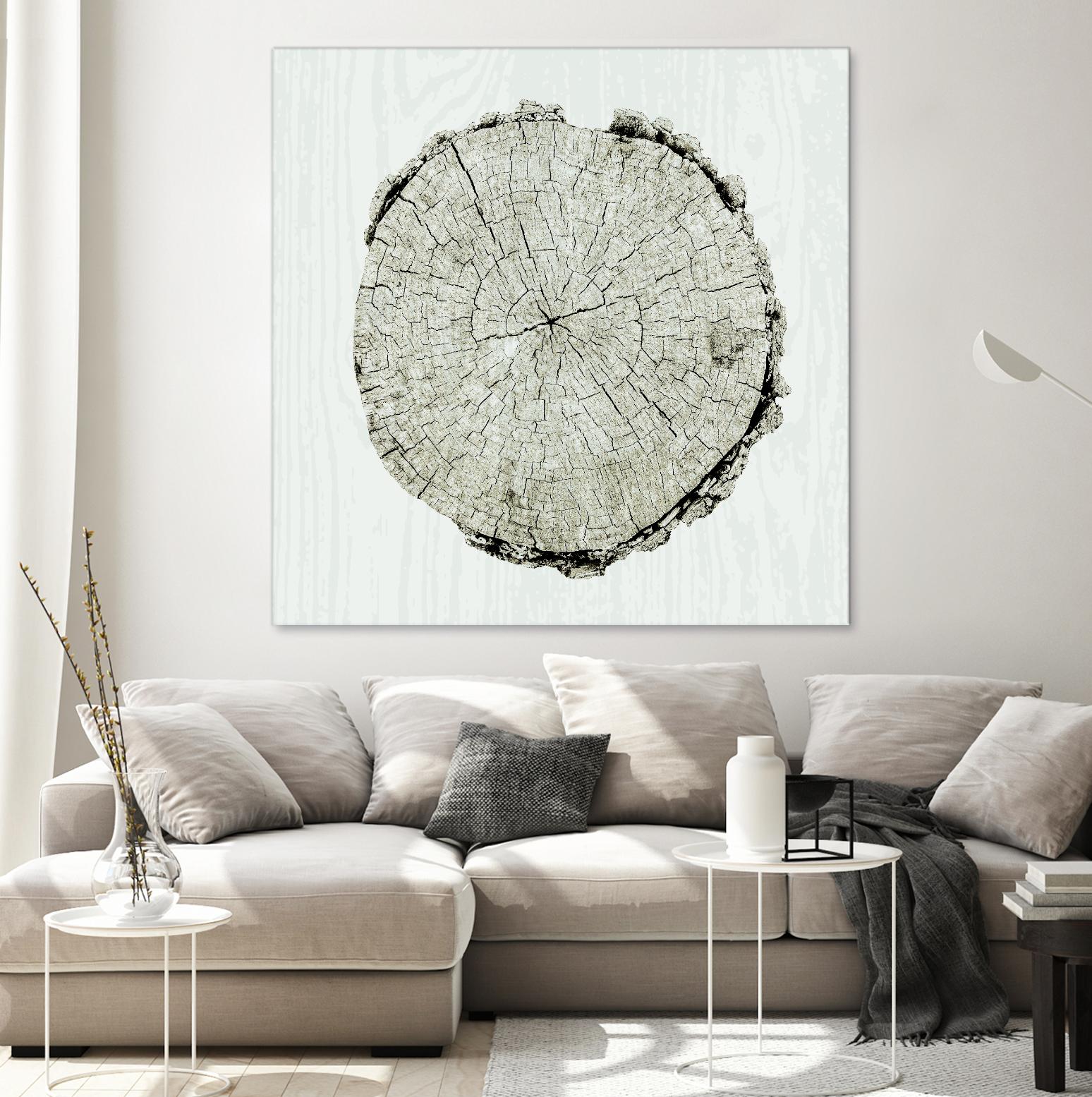 Woodland Years II by Sue Schlabach on GIANT ART - beige trees