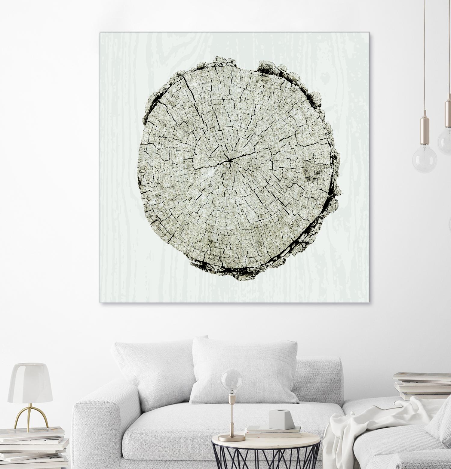 Woodland Years II by Sue Schlabach on GIANT ART - beige trees