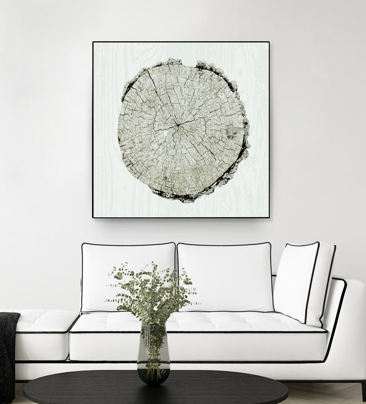 Woodland Years II by Sue Schlabach on GIANT ART - beige trees