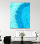 Agate Geode I by Portfolio on GIANT ART - blue contemporary