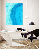 Agate Geode I by Portfolio on GIANT ART - blue contemporary