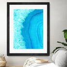 Agate Geode I by Portfolio on GIANT ART - blue contemporary