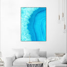 Agate Geode I by Portfolio on GIANT ART - blue contemporary