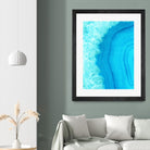 Agate Geode I by Portfolio on GIANT ART - blue contemporary