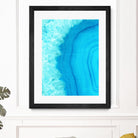 Agate Geode I by Portfolio on GIANT ART - blue contemporary