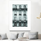 Across the Street II by Laura Marshall on GIANT ART - black architectural