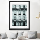 Across the Street II by Laura Marshall on GIANT ART - black architectural