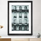 Across the Street II by Laura Marshall on GIANT ART - black architectural