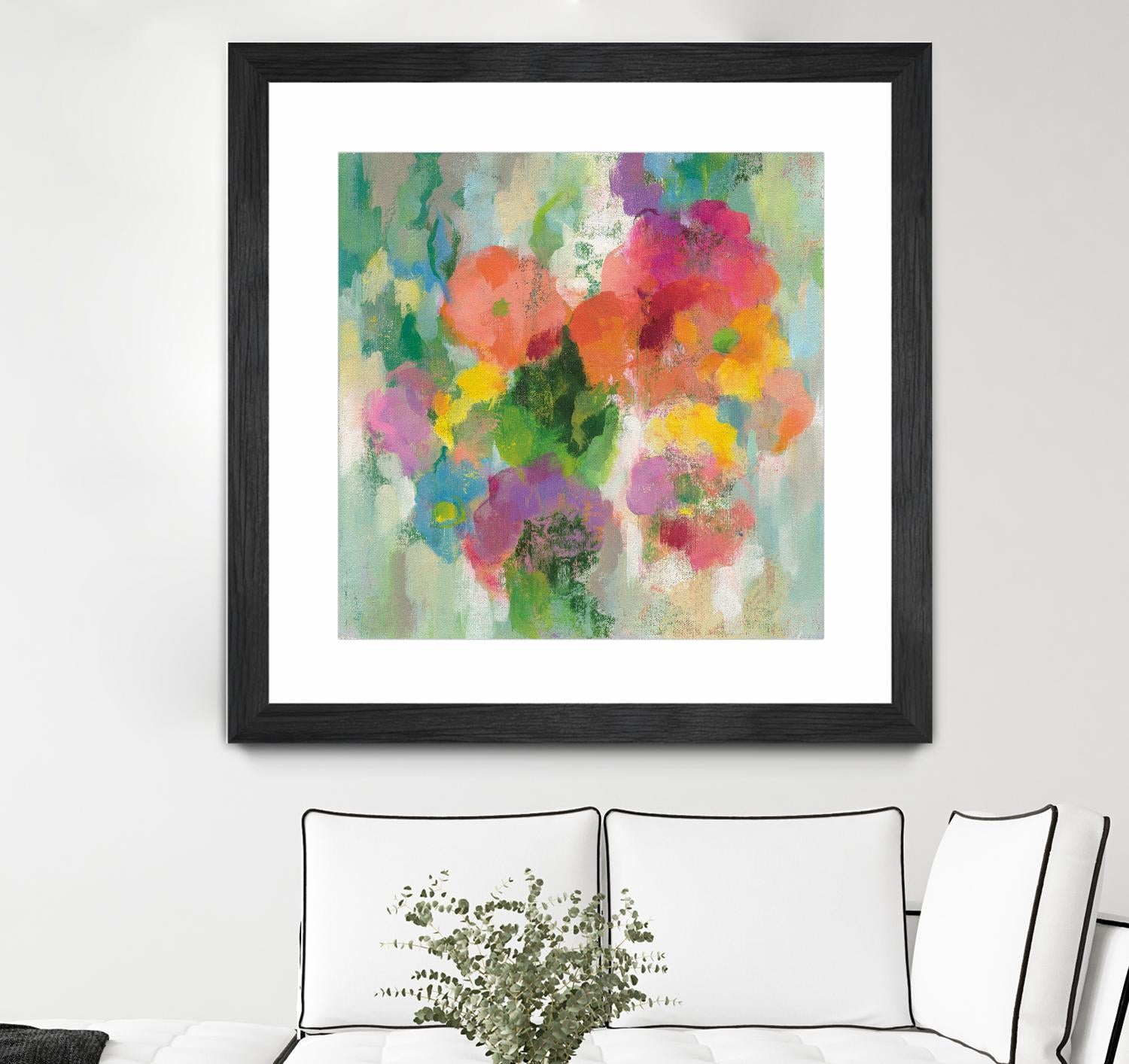 Colorful Garden II by Silvia Vassileva on GIANT ART - green floral