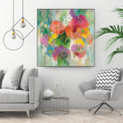 Colorful Garden II by Silvia Vassileva on GIANT ART - green floral