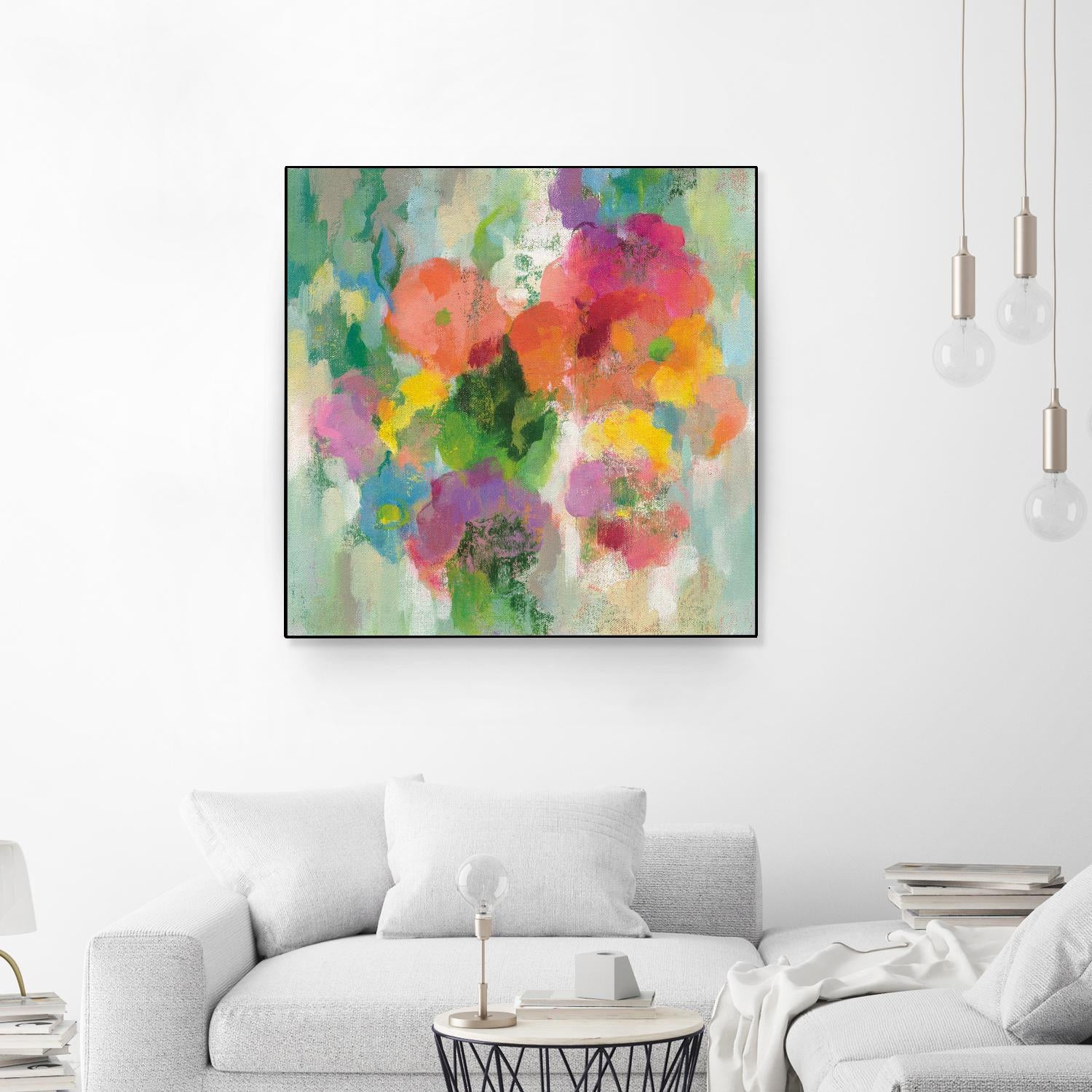 Colorful Garden II by Silvia Vassileva on GIANT ART - green floral