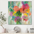 Colorful Garden II by Silvia Vassileva on GIANT ART - green floral