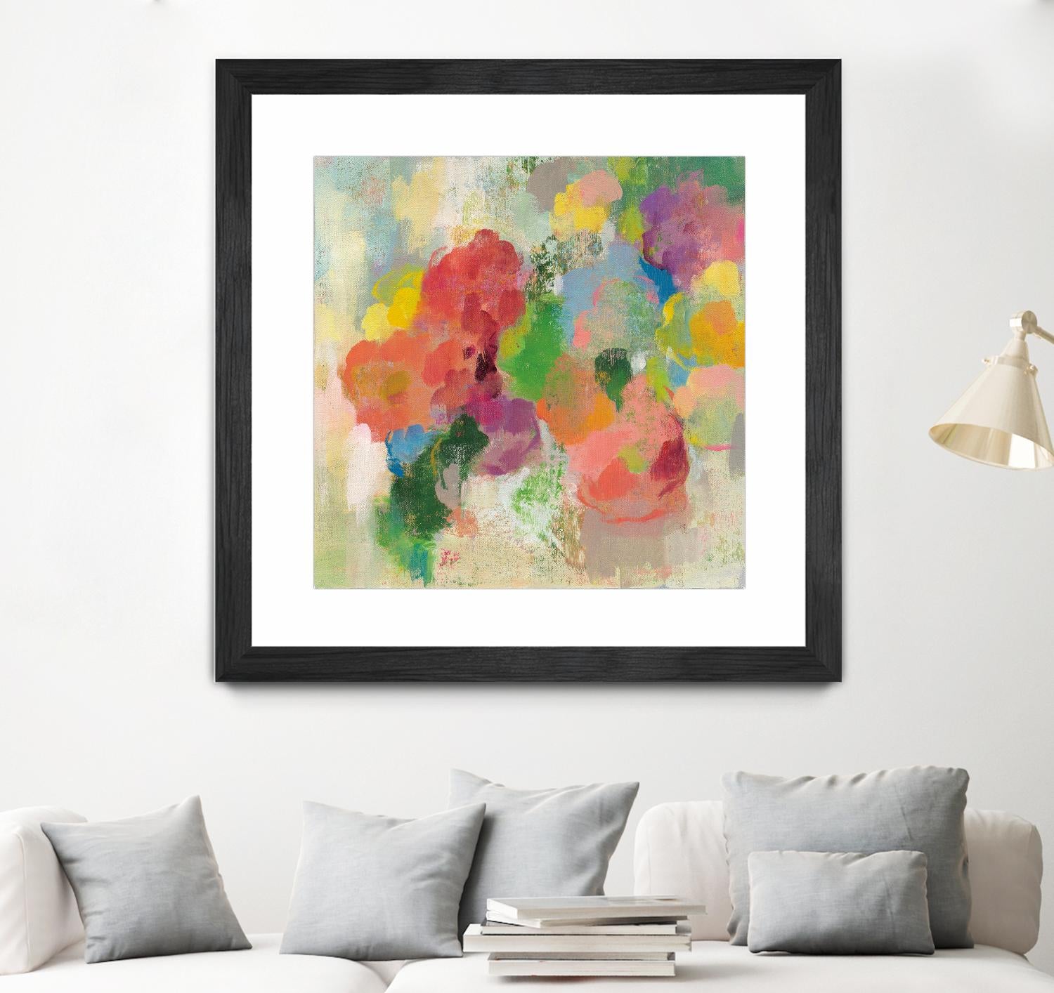 Colorful Garden III by Silvia Vassileva on GIANT ART - green floral