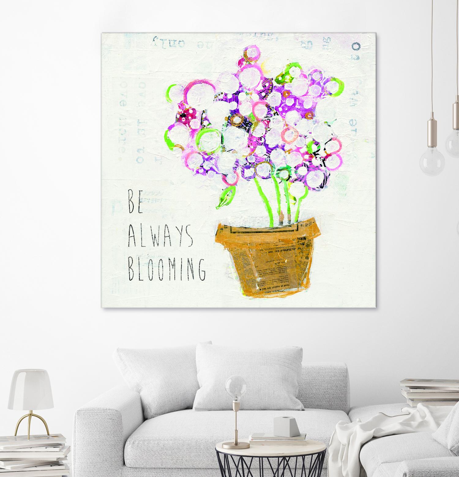 The Sweetness Inspiration by Kellie Day on GIANT ART - beige floral