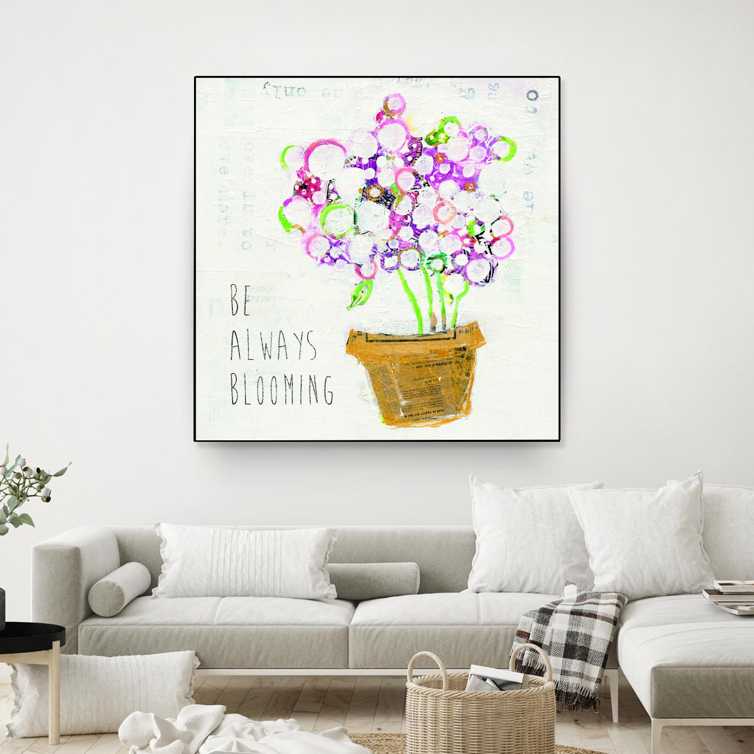 The Sweetness Inspiration by Kellie Day on GIANT ART - beige floral