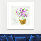 The Sweetness Inspiration by Kellie Day on GIANT ART - beige floral