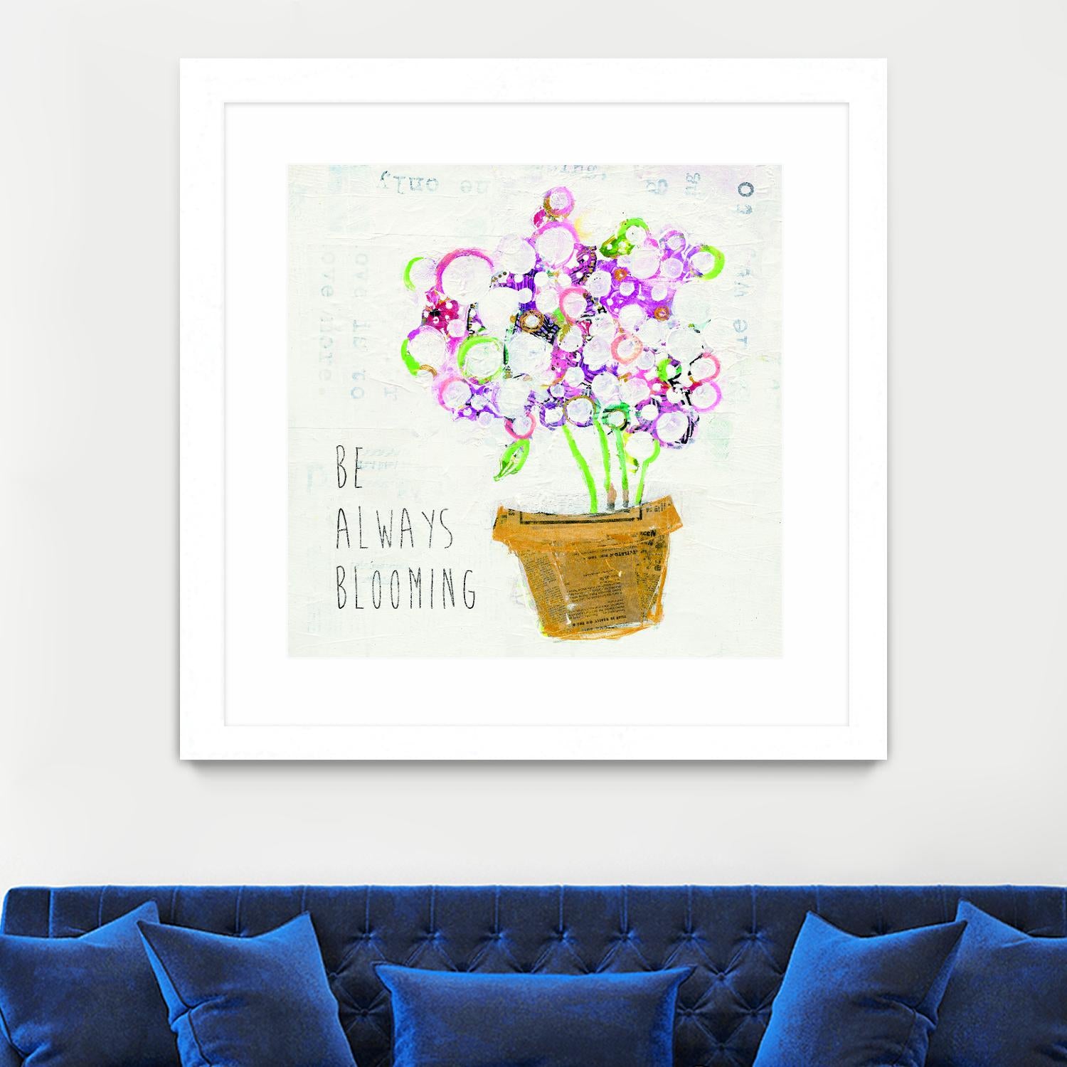 The Sweetness Inspiration by Kellie Day on GIANT ART - beige floral