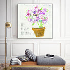 The Sweetness Inspiration by Kellie Day on GIANT ART - beige floral