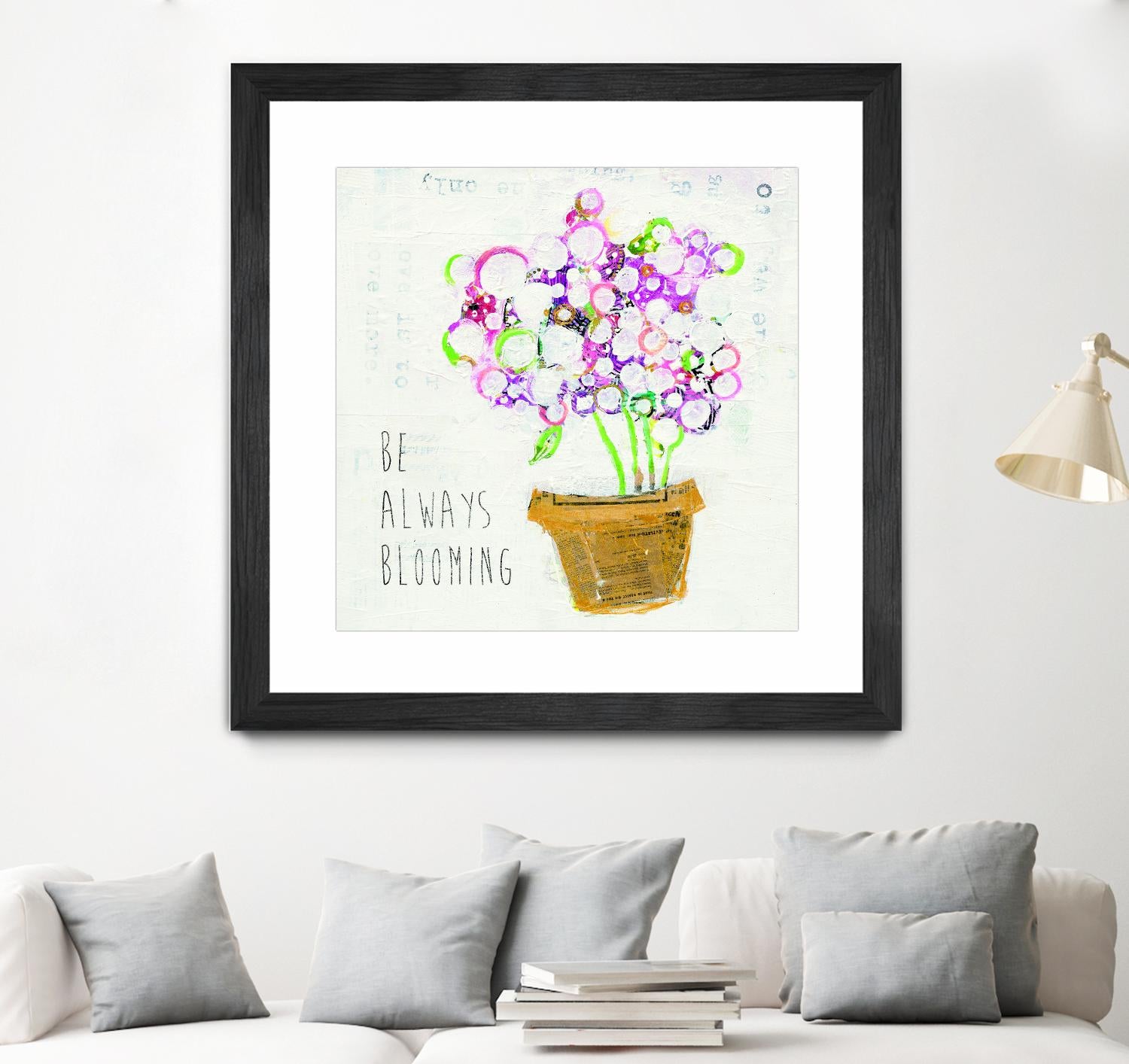 The Sweetness Inspiration by Kellie Day on GIANT ART - beige floral