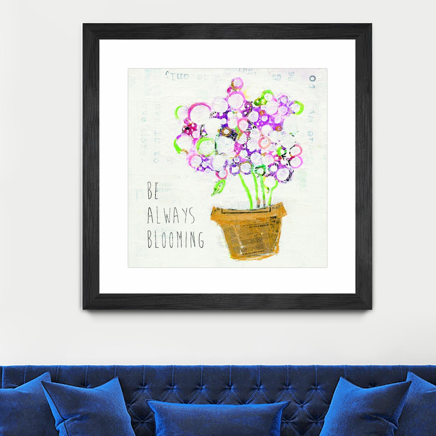 The Sweetness Inspiration by Kellie Day on GIANT ART - beige floral