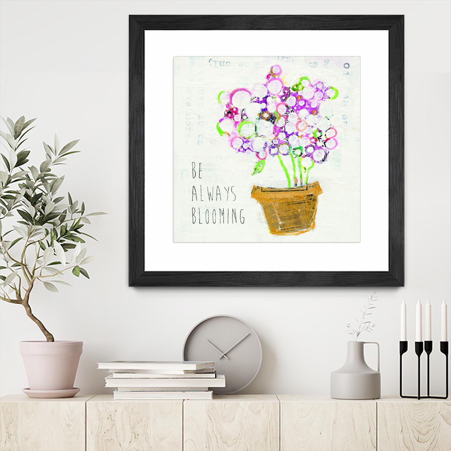 The Sweetness Inspiration by Kellie Day on GIANT ART - beige floral