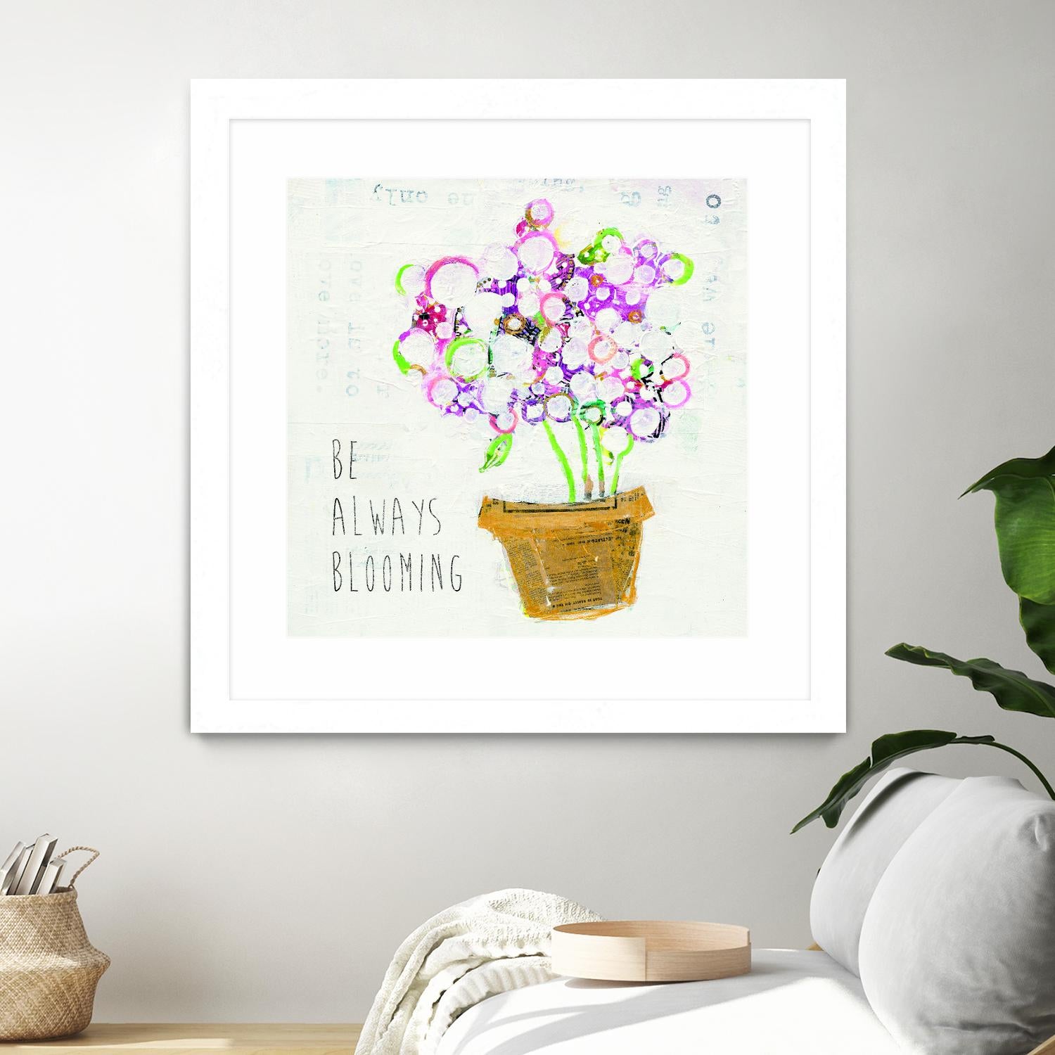 The Sweetness Inspiration by Kellie Day on GIANT ART - beige floral