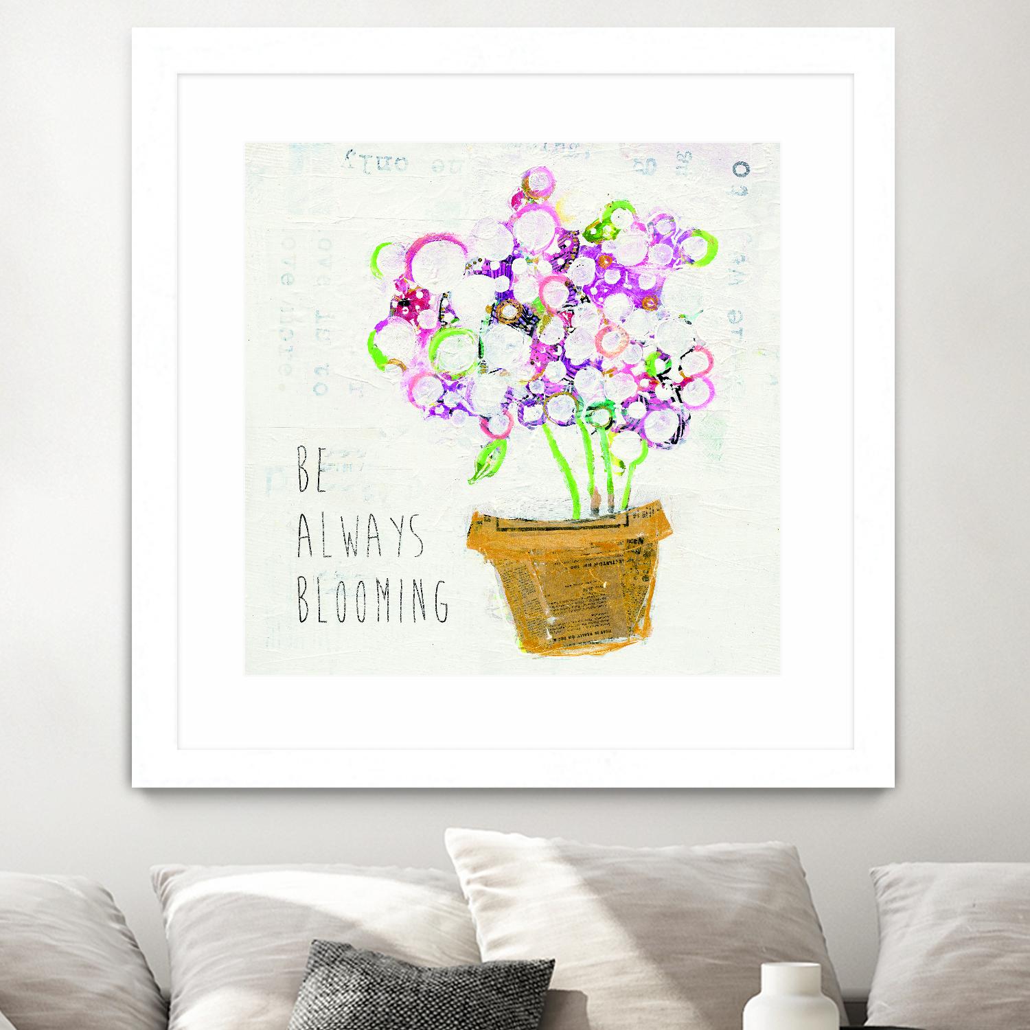 The Sweetness Inspiration by Kellie Day on GIANT ART - beige floral