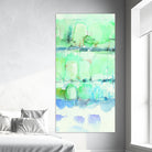 North Shore Panel III by Mike Schick on GIANT ART - turquoise abstract