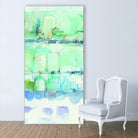 North Shore Panel III by Mike Schick on GIANT ART - turquoise abstract