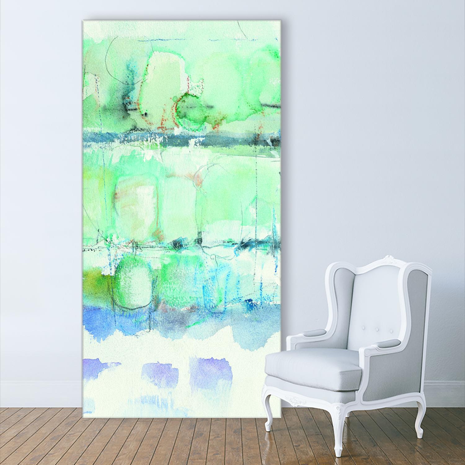 North Shore Panel III by Mike Schick on GIANT ART - turquoise abstract