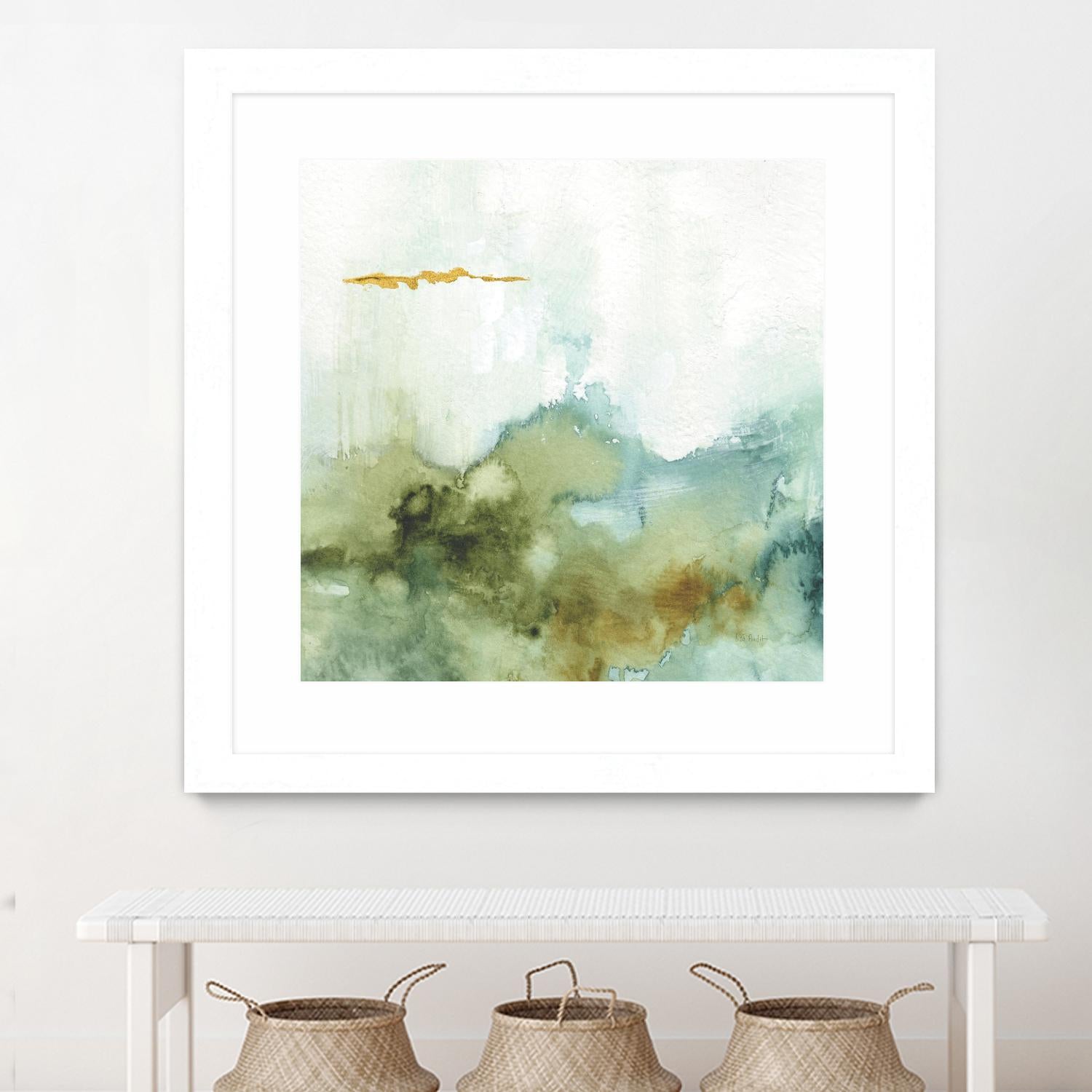 My Greenhouse Abstract III by Albena Hristova on GIANT ART - multi abstract gold